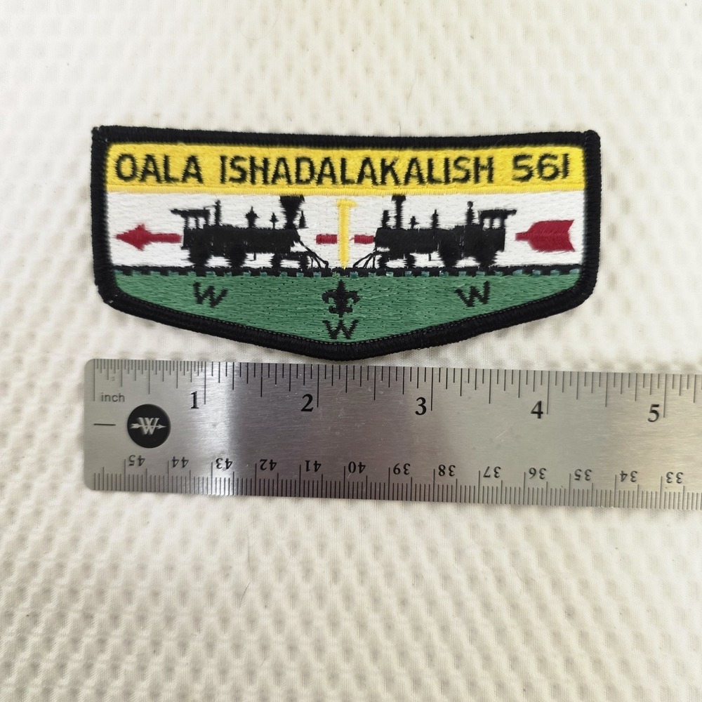 Oala Ishadalakalish 561 WWW Patch Boy Scouts of America BSA Green Yellow Red BSA